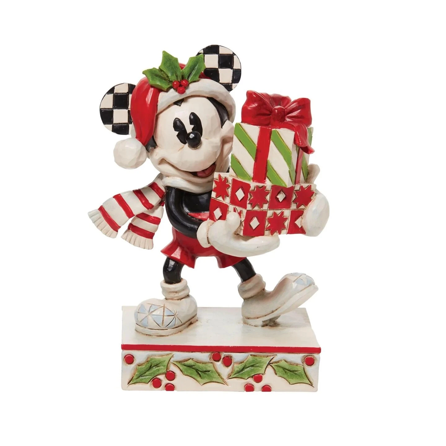Department 56 Dept 56 Mickey With Stacked Presents Christmas Figure Black 3 Department 56 Dept 56 Mickey With Stacked Presents Christmas Figure Black