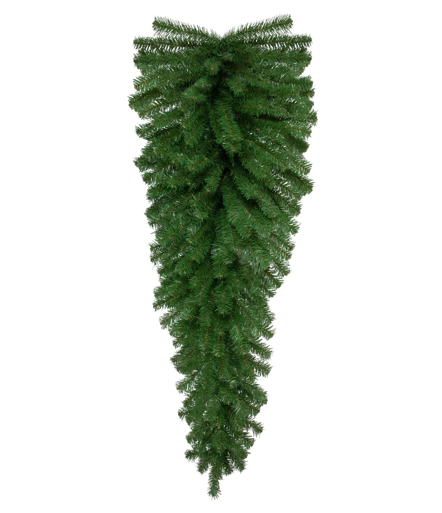 Northlight 48" Dorchester Pine Artificial Christmas Teardrop Swag, Unlit Green 7 Northlight 48" Dorchester Pine Artificial Christmas Teardrop Swag, Unlit Green - Image 5
