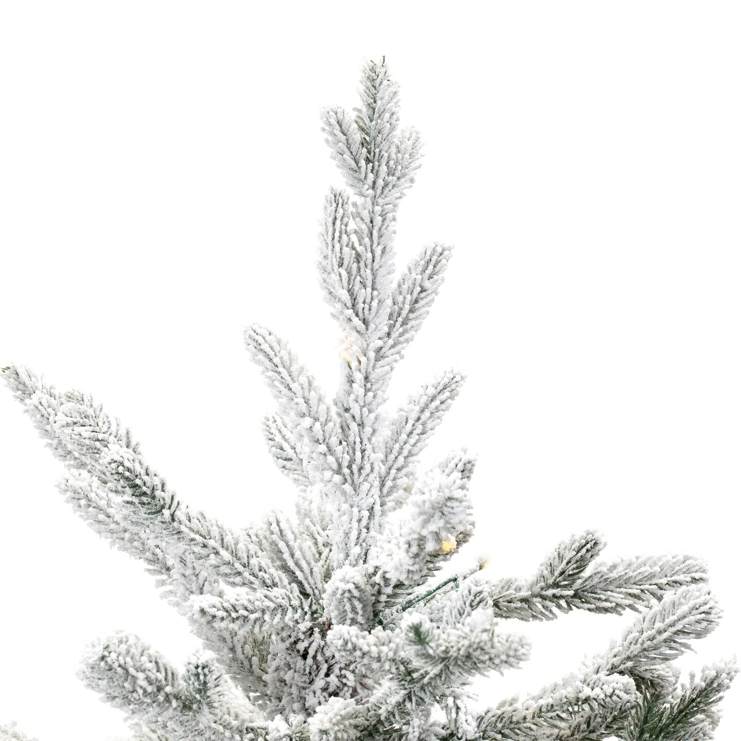 Northlight Real Touch™ Pre-Lit B/O Tamarack Pine Artificial Christmas Tree With Burlap - 2' Warm White LED Green 6 Northlight Real Touch™ Pre-Lit B/O Tamarack Pine Artificial Christmas Tree With Burlap - 2' Warm White LED Green - Image 4