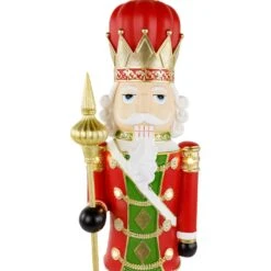 Northlight 22" Red And Gold Christmas Nutcracker With Scepter -Northlight Shop 6917675255301293280