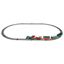 Northlight 30 Pc Battery Operated Lighted And Animated Classic Christmas Train Set With Music Green -Northlight Shop 6917675255628448992