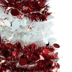 Northlight 6' Pre-Lit Candy Cane Pop-Up Artificial Christmas Tree, Clear Lights Red 13 Northlight 6' Pre-Lit Candy Cane Pop-Up Artificial Christmas Tree, Clear Lights Red -Northlight Shop 6917701190818022624