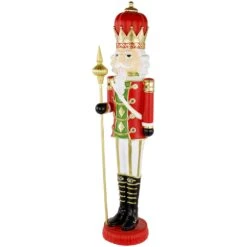 Northlight 22" Red And Gold Christmas Nutcracker With Scepter -Northlight Shop 6917726726189368544
