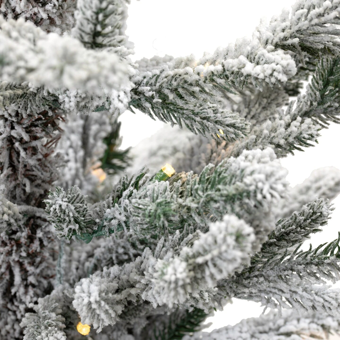 Northlight Real Touch™ Pre-Lit B/O Tamarack Pine Artificial Christmas Tree With Burlap - 2' Warm White LED Green 9 Northlight Real Touch™ Pre-Lit B/O Tamarack Pine Artificial Christmas Tree With Burlap - 2' Warm White LED Green - Image 7