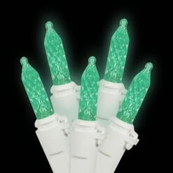 70 Green LED Lights / White Wire 9Ft. Icicle Christmas Light Set 15 70 Green LED Lights / White Wire 9Ft. Icicle Christmas Light Set -Northlight Shop 6917748961081446240 1