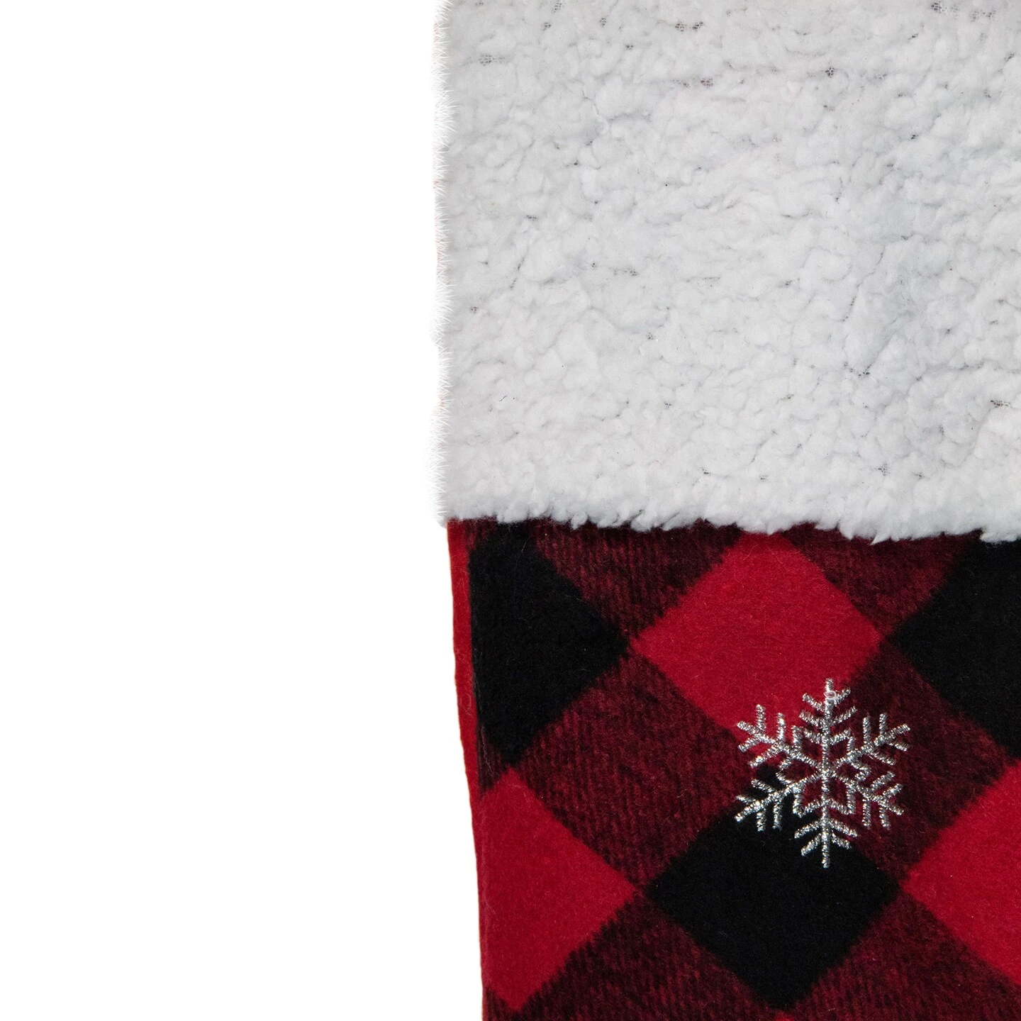 Northlight 20.5" Red And Black Plaid Christmas Stocking With A Vintage Truck 5 Northlight 20.5" Red And Black Plaid Christmas Stocking With A Vintage Truck - Image 3