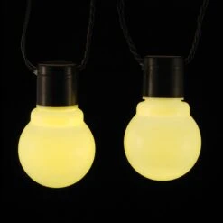 Kurt Adler LED Christmas Mini Glass Globe Light Set - White - 15 Ft Black Wire - 10ct 9 Kurt Adler LED Christmas Mini Glass Globe Light Set - White - 15 Ft Black Wire - 10ct -Northlight Shop 6917892481354687136