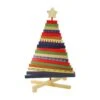 Northlight Adjustable Wooden Christmas Tree Decoration - 15.5" - Multicolor Beige 2 Northlight Adjustable Wooden Christmas Tree Decoration - 15.5" - Multicolor Beige -Northlight Shop 6917892482803294880