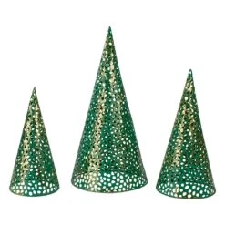 Northlight Christmas Cone Trees - 16" - Green And Gold - Set Of 3 13 Northlight Christmas Cone Trees - 16" - Green And Gold - Set Of 3 -Northlight Shop 6917909319334617760 2