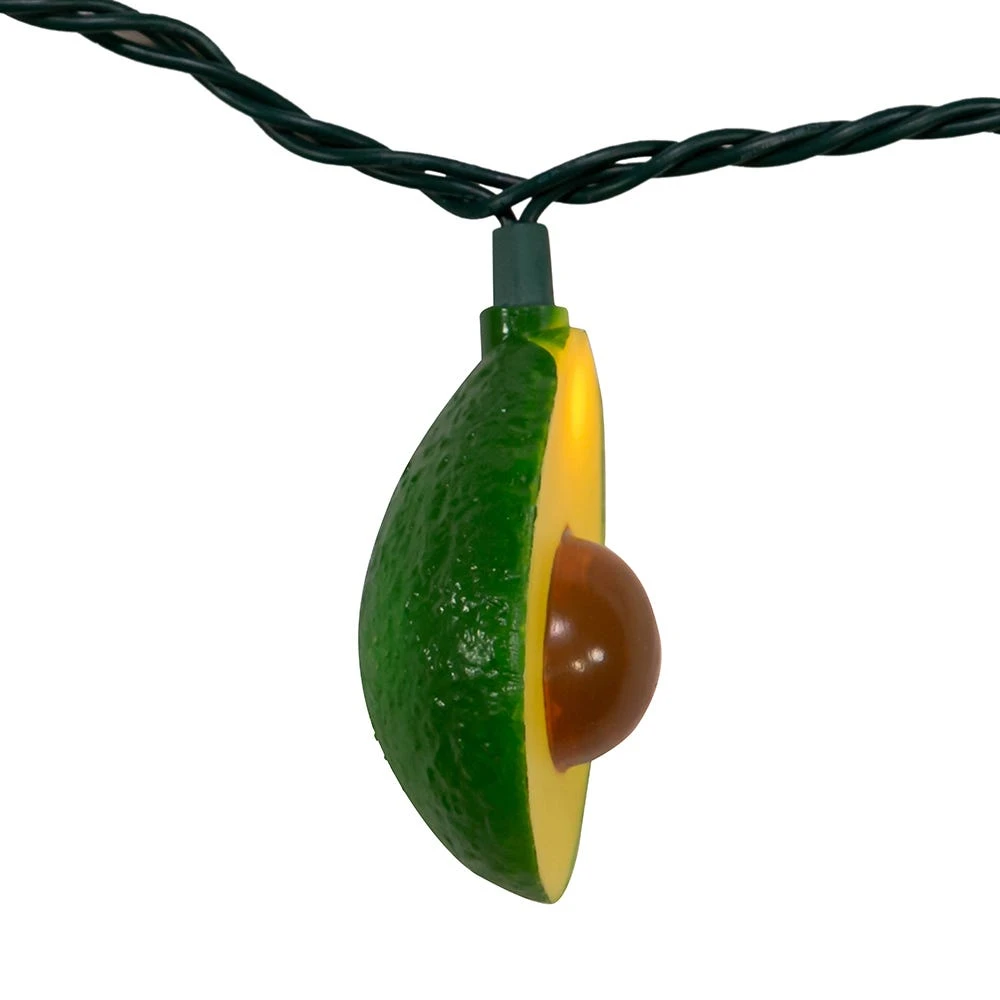 Kurt Adler UL 10-Light Avocado Light Set 5 Kurt Adler UL 10-Light Avocado Light Set - Image 3