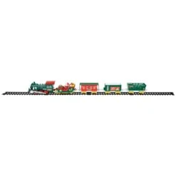 Northlight 30 Pc Battery Operated Lighted And Animated Classic Christmas Train Set With Music Green -Northlight Shop 6918029836533228192