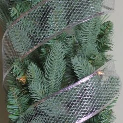 Northlight Pack Of 12 Glittering Silver Metallic Lattice Christmas Wired Craft Ribbons - 2.5" X 120 Yards 10 Northlight Pack Of 12 Glittering Silver Metallic Lattice Christmas Wired Craft Ribbons - 2.5" X 120 Yards -Northlight Shop 6918072849330488544