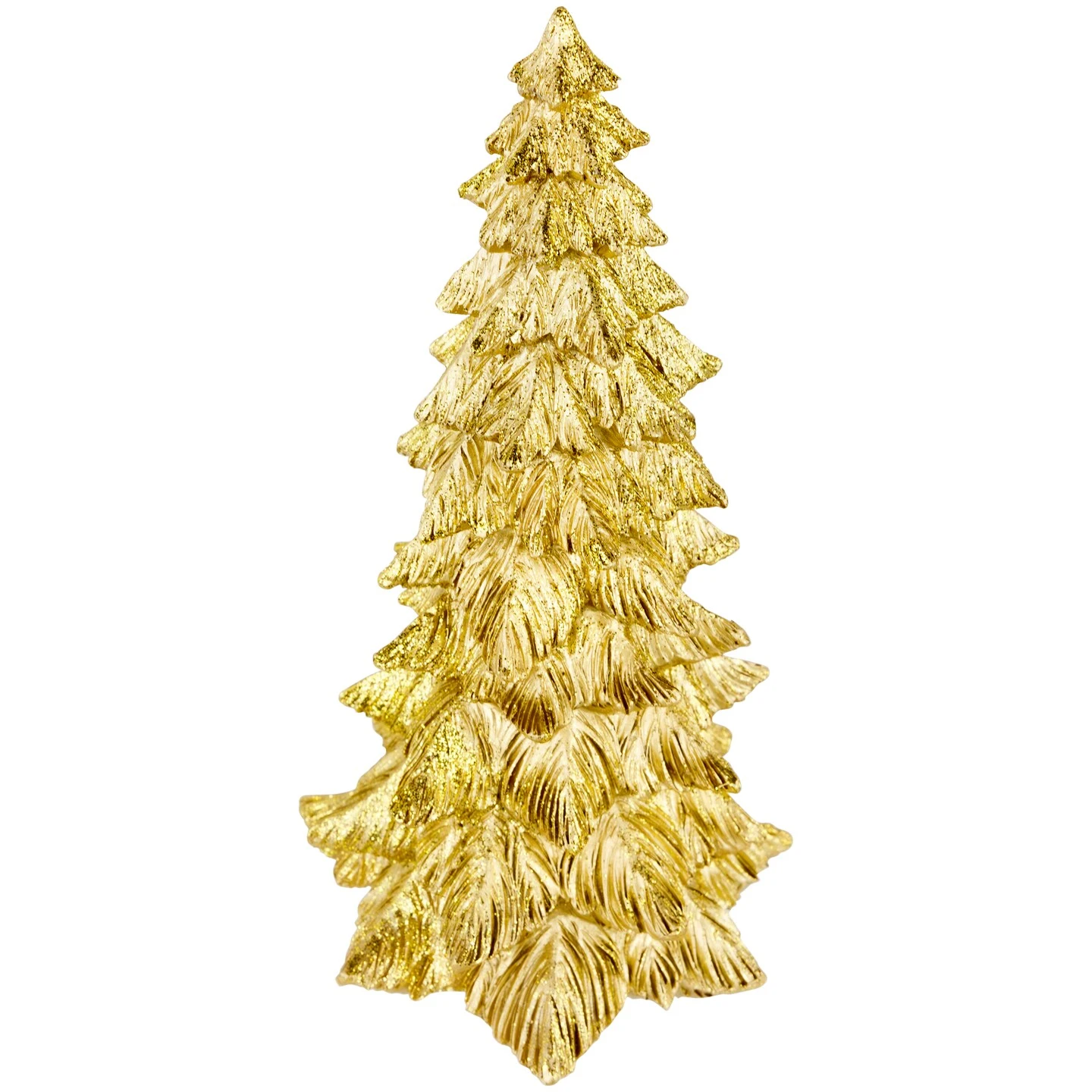 Northlight Metallic Woodland Layered Christmas Tree Decoration - 9.5" - Gold Finish 7 Northlight Metallic Woodland Layered Christmas Tree Decoration - 9.5" - Gold Finish - Image 5