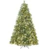 Best Choice Products Pre-Lit Frosted Scotch Pine Christmas Tree W/ 2-In-1 LED Lights 1 Best Choice Products Pre-Lit Frosted Scotch Pine Christmas Tree W/ 2-In-1 LED Lights -Northlight Shop 75768583090544