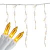 Northlight Mini Incandescent Icicle Christmas Lights - Opaque Gold - 3.5' White Wire - 100ct 1 Northlight Mini Incandescent Icicle Christmas Lights - Opaque Gold - 3.5' White Wire - 100ct -Northlight Shop 8070813986996871840