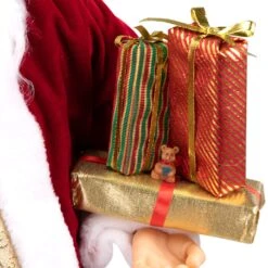 Northlight Holly Berry Santa Claus With Presents Christmas Figure - 36" Red 16 Northlight Holly Berry Santa Claus With Presents Christmas Figure - 36" Red -Northlight Shop 84012597071184