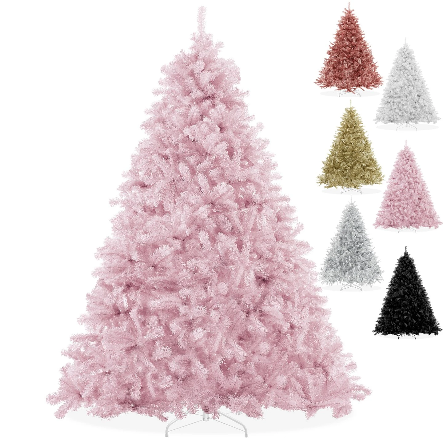 Casafield Spruce Artificial Holiday Christmas Tree with Sturdy Metal Stand 9 Casafield Spruce Artificial Holiday Christmas Tree with Sturdy Metal Stand - Image 7