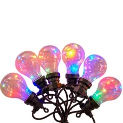 Kurt Adler 40-Light Edison Bulb Set With Multi-Colored Fairy Lights -Northlight Shop 88857917581392 2
