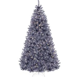 Best Choice Products Pre-Lit Charcoal Gray Christmas Tree, Artificial Full Holiday Decoration W/ Incandescent Lights 21 Best Choice Products Pre-Lit Charcoal Gray Christmas Tree, Artificial Full Holiday Decoration W/ Incandescent Lights -Northlight Shop 98080784300976