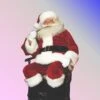 Men's Crimson Santa Suit With Jacket, Pants, Belt, Hat And Boot Tops Included 2 Men's Crimson Santa Suit With Jacket, Pants, Belt, Hat And Boot Tops Included -Northlight Shop 98081434123184