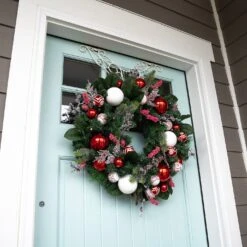 Lighted Christmas Wreath - Nordic -Northlight Shop 98085968839056