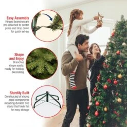 6 Ft. Pre-Lit Dunhill® Fir Full Artificial Christmas Tree, Clear Lights 17 6 Ft. Pre-Lit Dunhill® Fir Full Artificial Christmas Tree, Clear Lights -Northlight Shop D039998S 17