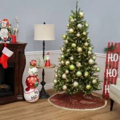 6.5 Ft. Unlit Dunhill® Fir Slim Artificial Christmas Tree 13 6.5 Ft. Unlit Dunhill® Fir Slim Artificial Christmas Tree -Northlight Shop D040082S 14