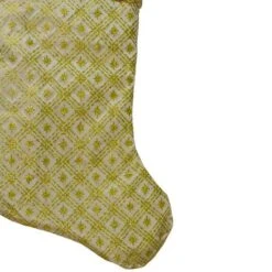 Northlight 20.5" Gold Glitter Star Christmas Stocking 12 Northlight 20.5" Gold Glitter Star Christmas Stocking -Northlight Shop D046443S 13