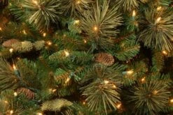 7 Ft. Pre-Lit Carolina Pine Hinged Medium Artificial Christmas Tree, Clear Lights 13 7 Ft. Pre-Lit Carolina Pine Hinged Medium Artificial Christmas Tree, Clear Lights -Northlight Shop D048043S 13