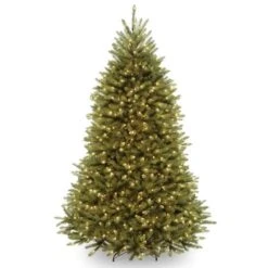7ft. Pre-Lit Dunhill® PowerConnect™ Fir Artificial Christmas Tree, Dual Color® LED Lights -Northlight Shop D205054S 1 1