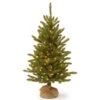 4ft. Pre-Lit Kensington Burlap Entry Tree With Clear Lights 1 4ft. Pre-Lit Kensington Burlap Entry Tree With Clear Lights -Northlight Shop D205080S 1
