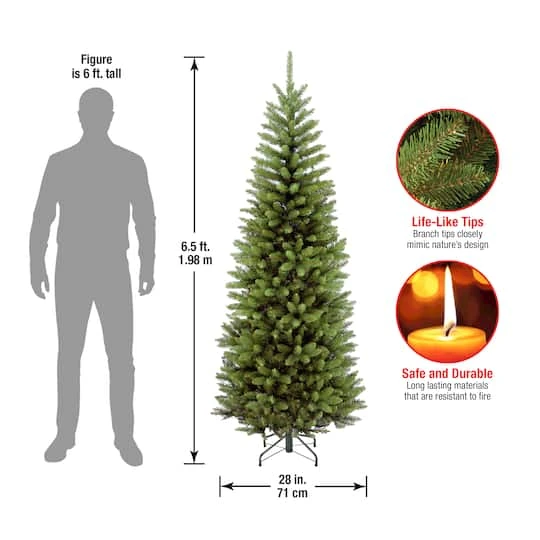 6.5ft. Unlit Kingswood® Fir Artificial Christmas Tree 8 6.5ft. Unlit Kingswood® Fir Artificial Christmas Tree - Image 6