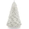 7ft. Pre-Lit North Valley® White Spruce Artificial Christmas Tree With Clear Lights 1 7ft. Pre-Lit North Valley® White Spruce Artificial Christmas Tree With Clear Lights -Northlight Shop D205107S 1