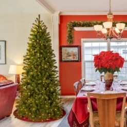 7ft. Pre-Lit Feel Real® Downswept Douglas® Fir Artificial Christmas Tree, 300 Dual Color® LED Lights 11 7ft. Pre-Lit Feel Real® Downswept Douglas® Fir Artificial Christmas Tree, 300 Dual Color® LED Lights -Northlight Shop D205116S 12