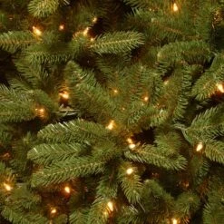 7.5ft. Pre-Lit Feel Real® Grande Fir Medium Tree, Clear Lights -Northlight Shop D205118S 3