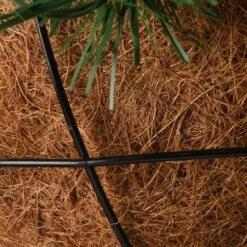 20" Tiffany Fir Hanging Basket With Warm White LED Battery Lights 14 20" Tiffany Fir Hanging Basket With Warm White LED Battery Lights -Northlight Shop D206545S 15