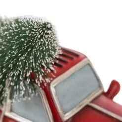 Glitzhome® LED Lighted Red Truck Christmas Table Décor -Northlight Shop D210696S 4