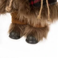 Glitzhome® 12" Standing Plaid Santa Figurine Table Top Decoration 13 Glitzhome® 12" Standing Plaid Santa Figurine Table Top Decoration -Northlight Shop D210710S 7