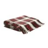 Glitzhome® Red Plaid Woven Throw -Northlight Shop D210752S 1