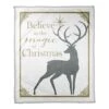 Believe In The Magic Of Christmas Throw Blanket