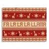Designs Direct Fa La La La Llama 18x18 Throw Pillow 2 Designs Direct Fa La La La Llama 18x18 Throw Pillow -Northlight Shop D210867S 1