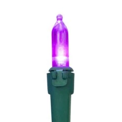 Northlight 100ct. LED Mini Christmas Lights With Green Wire Purple 19 Northlight 100ct. LED Mini Christmas Lights With Green Wire Purple -Northlight Shop D217384S 14