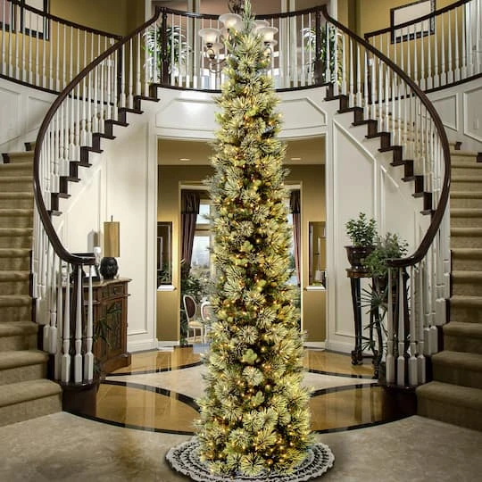 10ft. Pre-Lit Carolina Pine Artificial Christmas Tree, Clear Lights 5 10ft. Pre-Lit Carolina Pine Artificial Christmas Tree, Clear Lights - Image 3