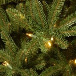 7.5ft. Pre-Lit Natural Fraser Fir Artificial Christmas Tree, Multicolor Lights -Northlight Shop D228389S 13