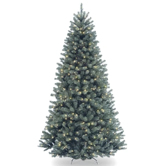 9ft. Pre-Lit North Valley® Blue Spruce Artificial Christmas Tree, Clear Lights 4 9ft. Pre-Lit North Valley® Blue Spruce Artificial Christmas Tree, Clear Lights - Image 2