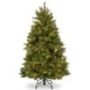 4.5ft. Pre-Lit Newberry® Spruce Artificial Christmas Tree, Dual Color® LED Lights