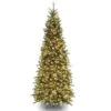 9ft. Pre-Lit Tiffany Fir Slim Tree, Clear Lights -Northlight Shop D228561S 1