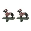 Glitzhome® 6" Dachshund Stocking Holder Set -Northlight Shop D231693S 1