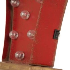 Glitzhome® LED Tree & Gift Box Stocking Holder Set 15 Glitzhome® LED Tree & Gift Box Stocking Holder Set -Northlight Shop D231701S 4