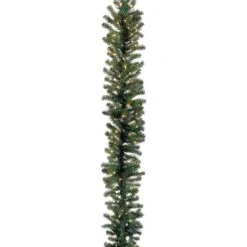 9ft. Pre-Lit Clear Lights Deluxe Windsor Pine Garland